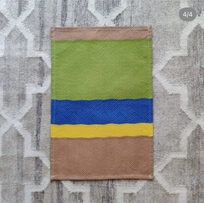 Calyz Green Beige Placemat Napkin Set